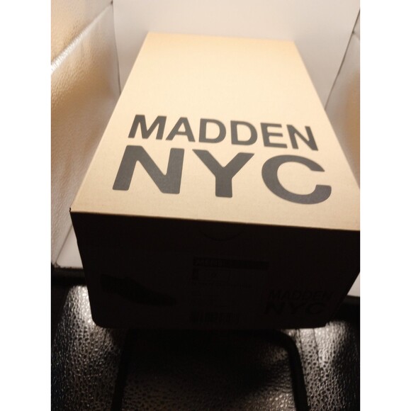 NEW Nwt Madden NYC Slip On Sz 9 Penny Loafers Shoe Men's Gray Suede Look Leather - Picture 4 of 10